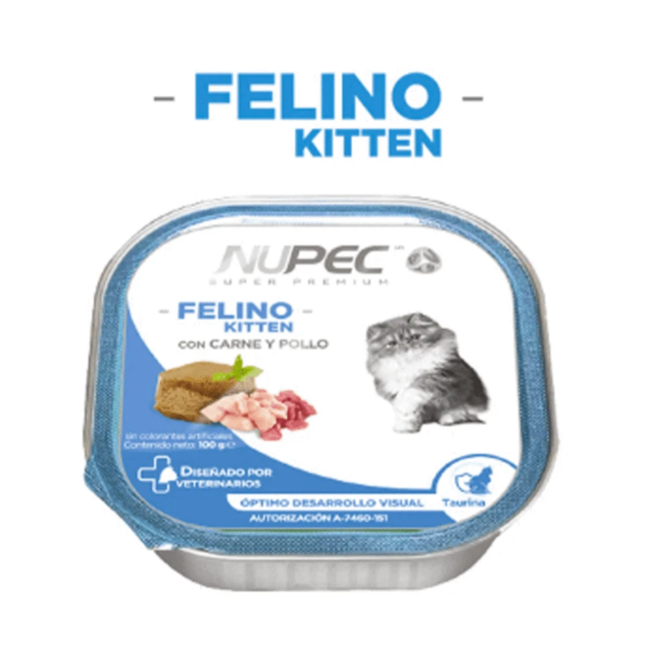 Nupec Feline Kitten Wet Food | 8 Trays 