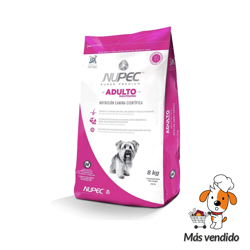 Nupec adulto razas pequeñas 8kg